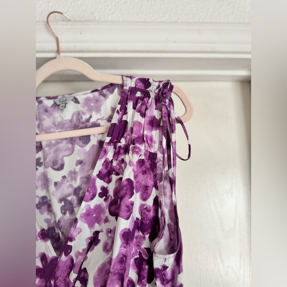 NWOT Rails Fay Mini Dress in Iris Watercolor Floral - Picture 7 of 15